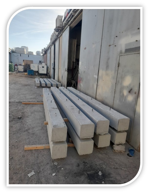 Precast concrete columns