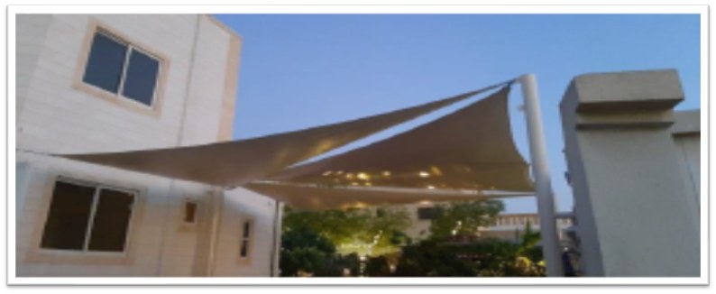 Branded shade structure